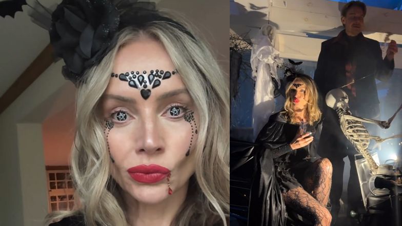 Agnieszka Woźniak-Starak świętuje Halloween