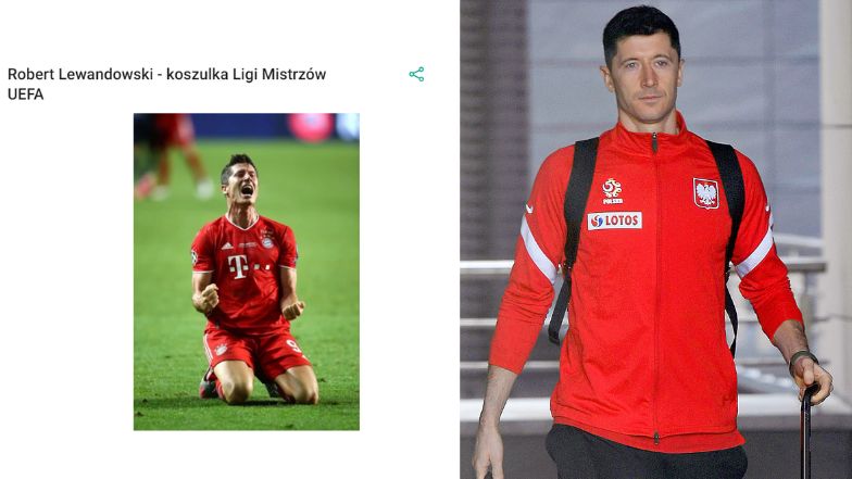  koszulka Roberta Lewandowskiego