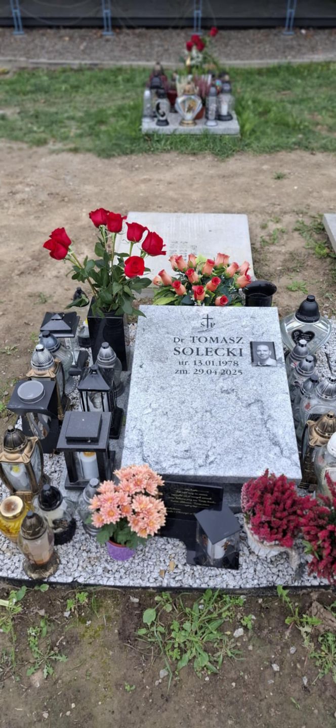 Grób lekarza Tomasza Soleckiego