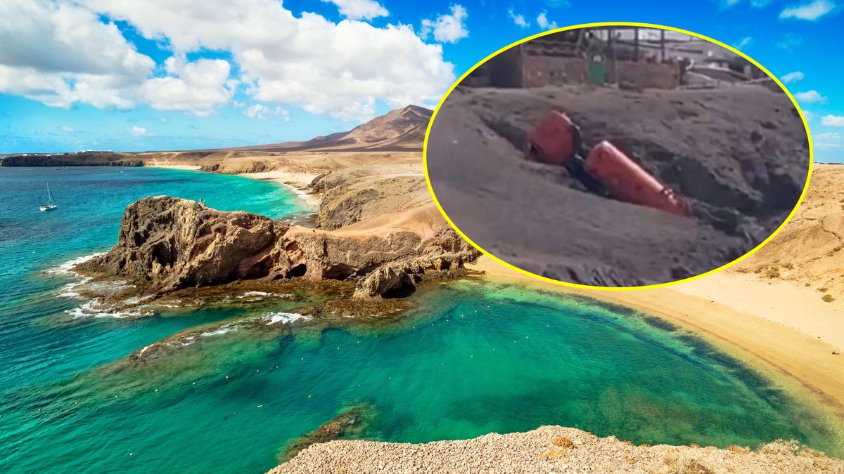 Cysterna spadła na popularną plażę 