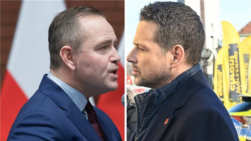 Karol Nawrocki i Rafał Trzaskowski