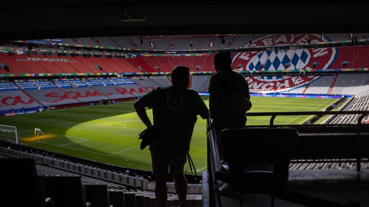 PAP/EPA / Martin Divisek / Stadion w Monachium przed meczem otwarcia Euro 2024