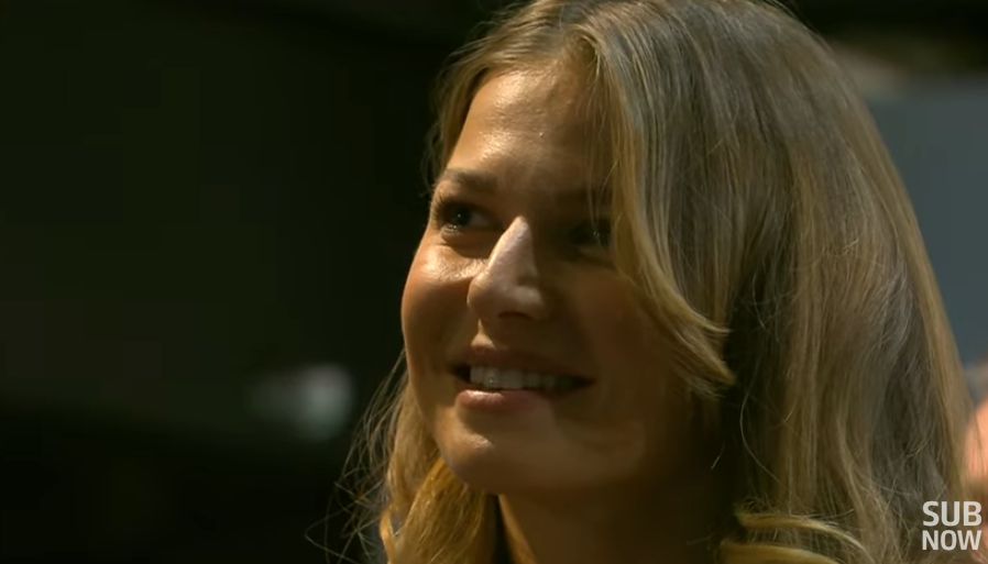 Anna Lewandowska wspiera Robert podczas odbierania Złotego Buta 