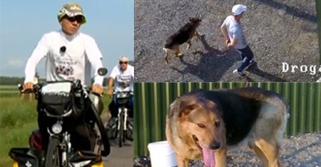 Kuryło o "Rajdzie dla Pokoju": "Ludzie nam pomagają. Dają coś do jedzenia, do picia"
