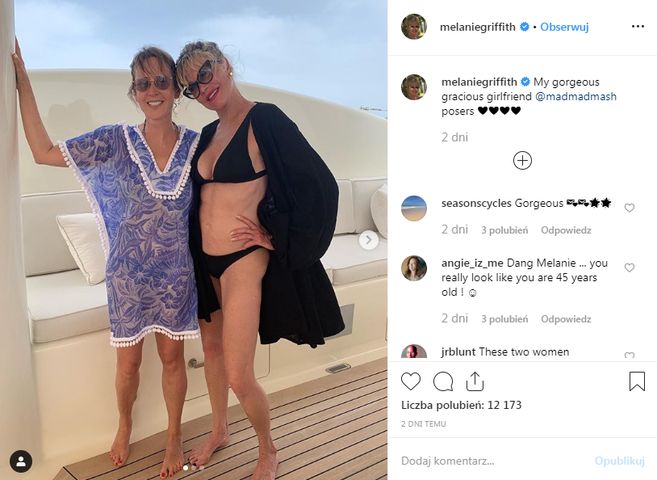 Melanie Griffith w bikini. Aktorka ma ponad 60 lat i nie wstydzi się swojego ciała