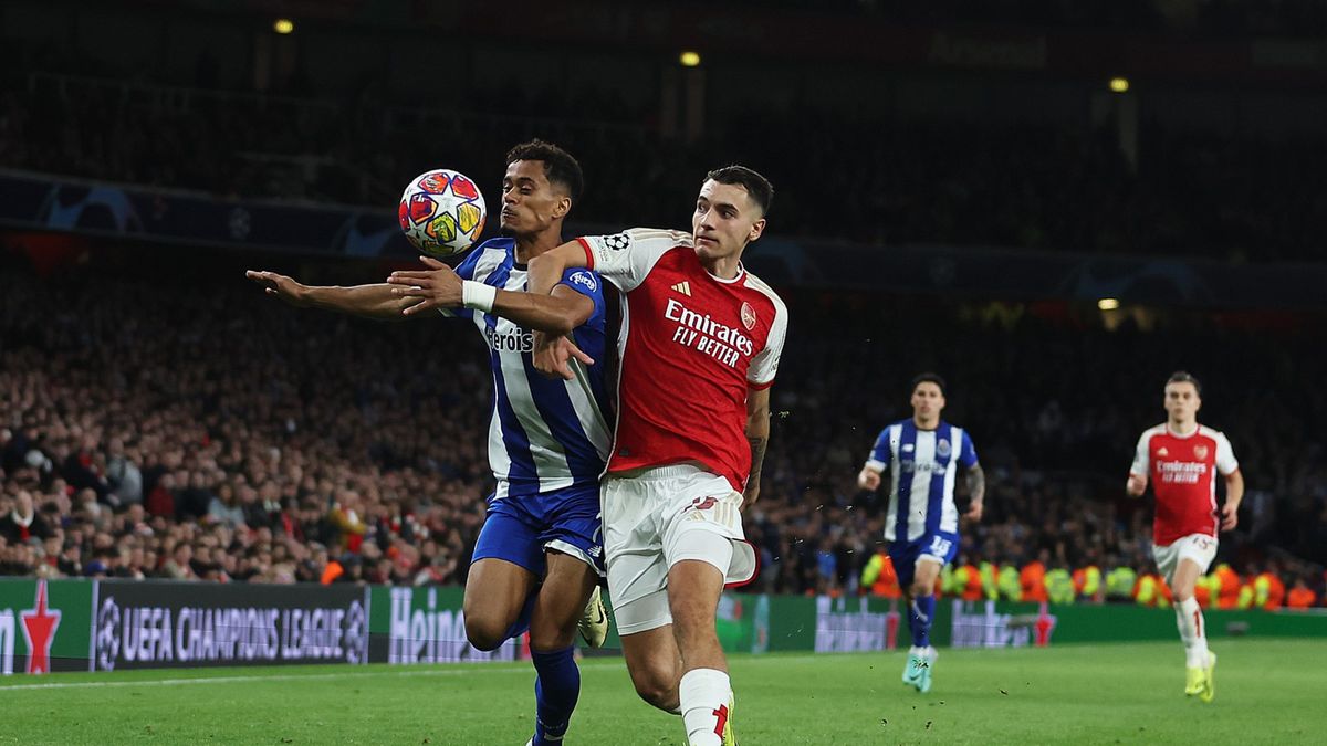 Getty Images / Christopher Lee - UEFA / Na zdjęciu: Jakub Kiwior (z prawej)