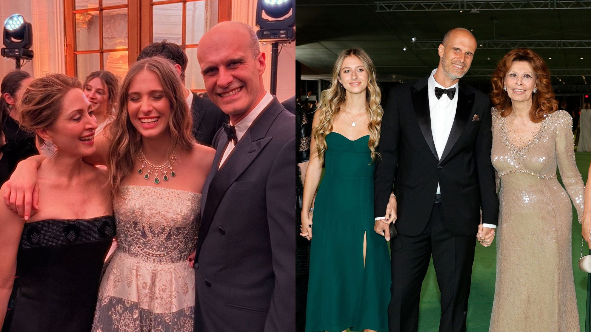 Lucia Ponti z bliskimi