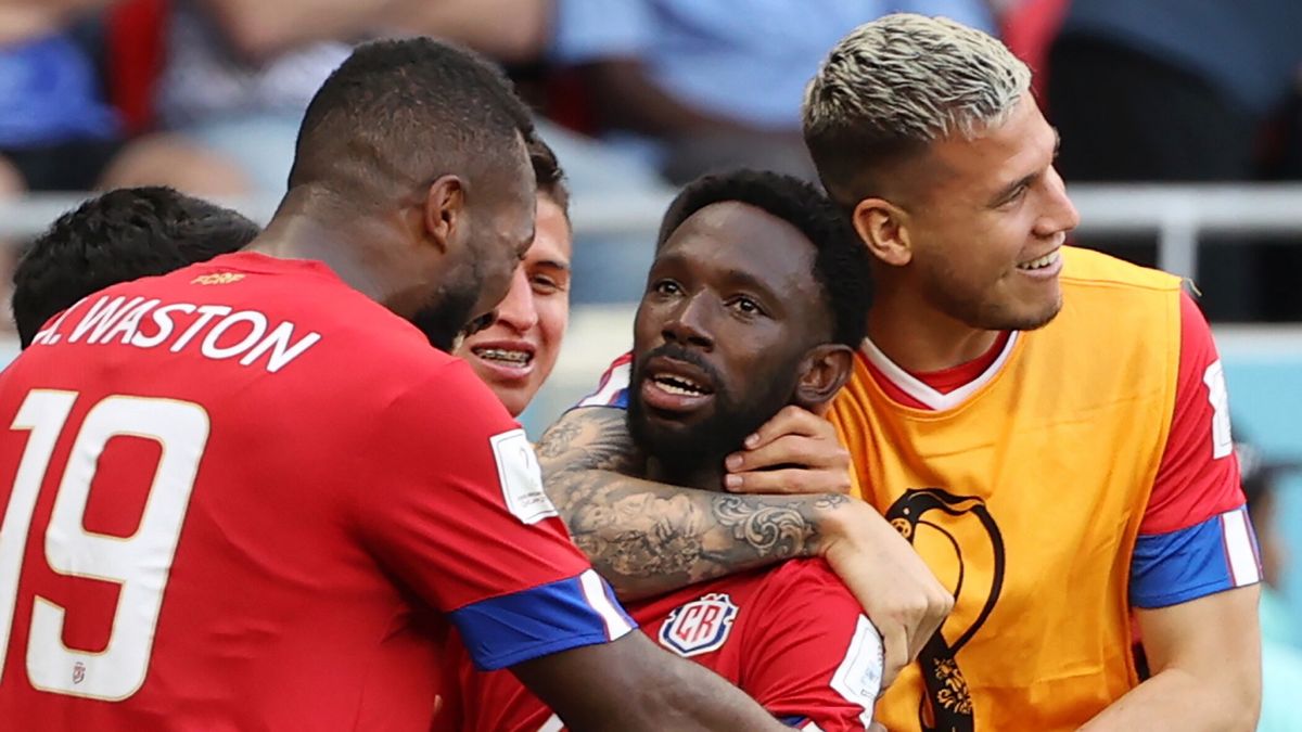 PAP/EPA / Ali Haider / Na zdjęciu: Radość piłkarzy Kostaryki.