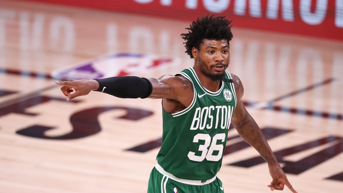 PAP/EPA / ERIK S. LESSER / Na zdjęciu: Marcus Smart