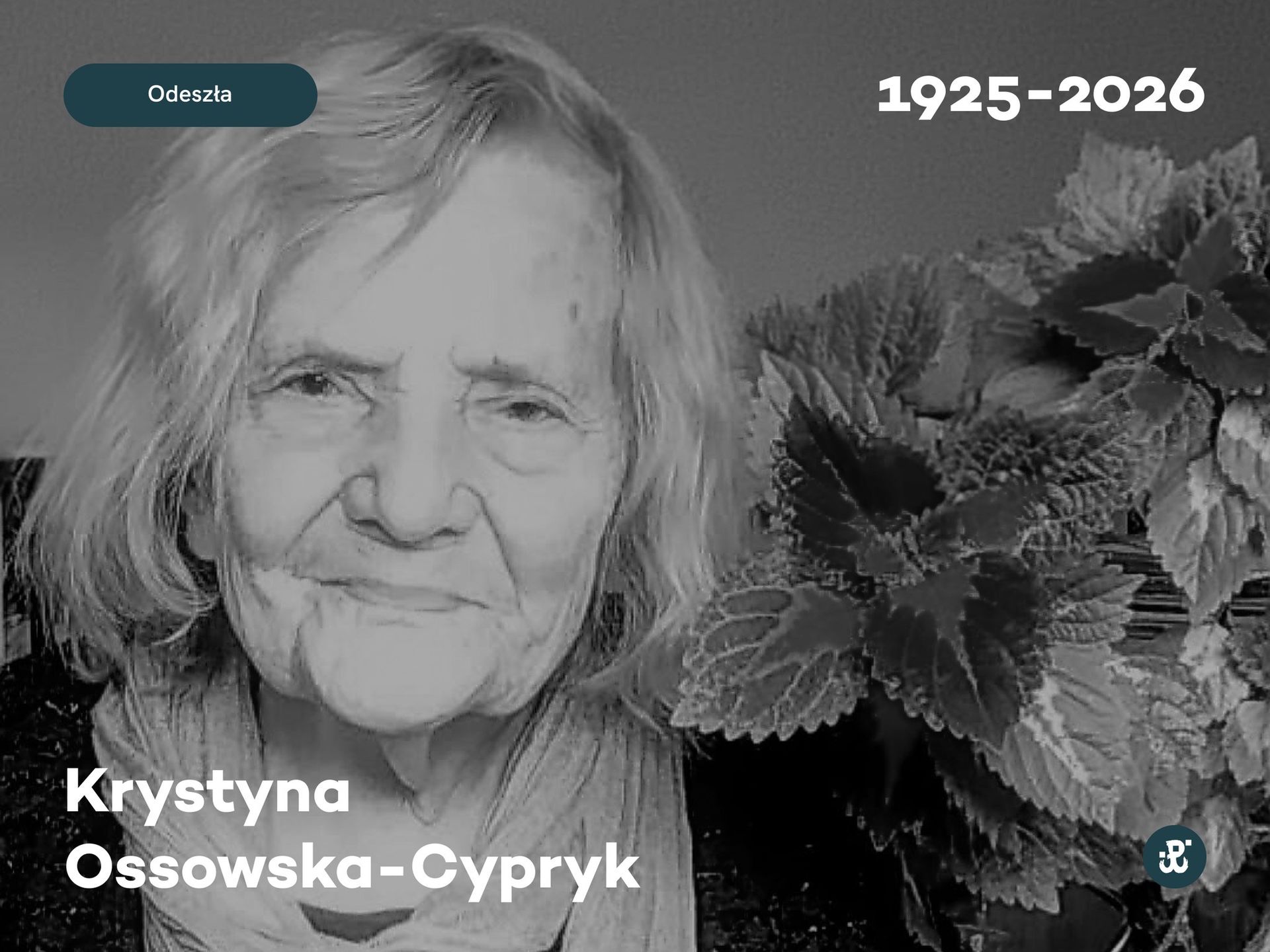 Odeszła Krystyna Ossowska-Cypryk