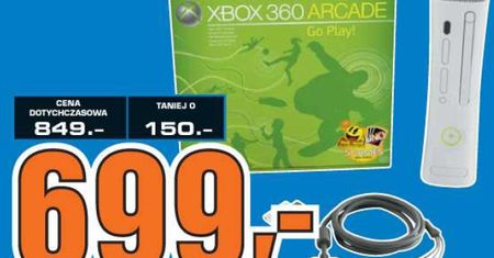 Xbox 360 o 150 zł taniej w Saturnie