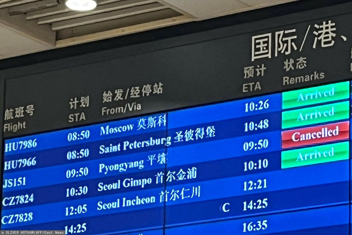 Pierwszy po pandemii zagraniczny lot północnokoreańskiej linii lotniczej Air Koryo z Pjongjangu do Pekinu został w poniedziałek rano odwołany z niewiadomych przyczyn