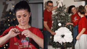 Katarzyna Cichopek i Maciej Kurzajewski chwalą się własnoręcznie wykonaną ozdobą choinkową. Pomagała im CÓRKA celebrytki (FOTO)