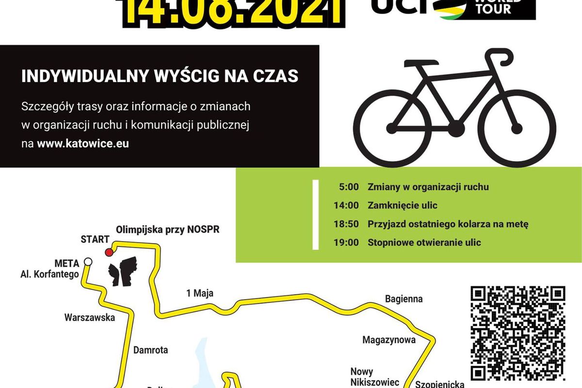 Katowice. Tour de Pologne znów w stolicy woj. śląskiego. 