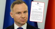 Niespodziewane pismo prezydenta. Zabiera głos ws. TVP