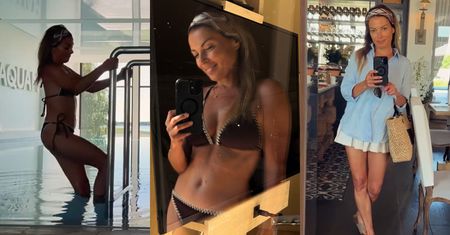 Katarzyna Glinka ładuje baterie na Mazurach: kąpiel w basenie, relaks na łonie przyrody i selfiak w bikini (ZDJĘCIA)