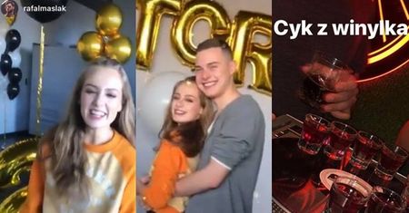 20. urodziny Wiktorii Gąsiewskiej: alkohol, złote balony i tort z filmowym akcentem (FOTO)