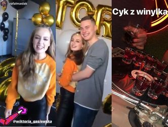 20. urodziny Wiktorii Gąsiewskiej: alkohol, złote balony i tort z filmowym akcentem (FOTO)