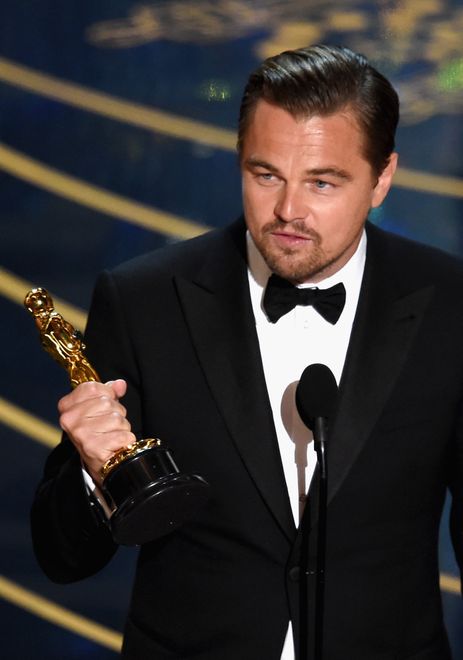 Leonardo DiCaprio dostał Oscara za rolę w filmie "Zjawa"