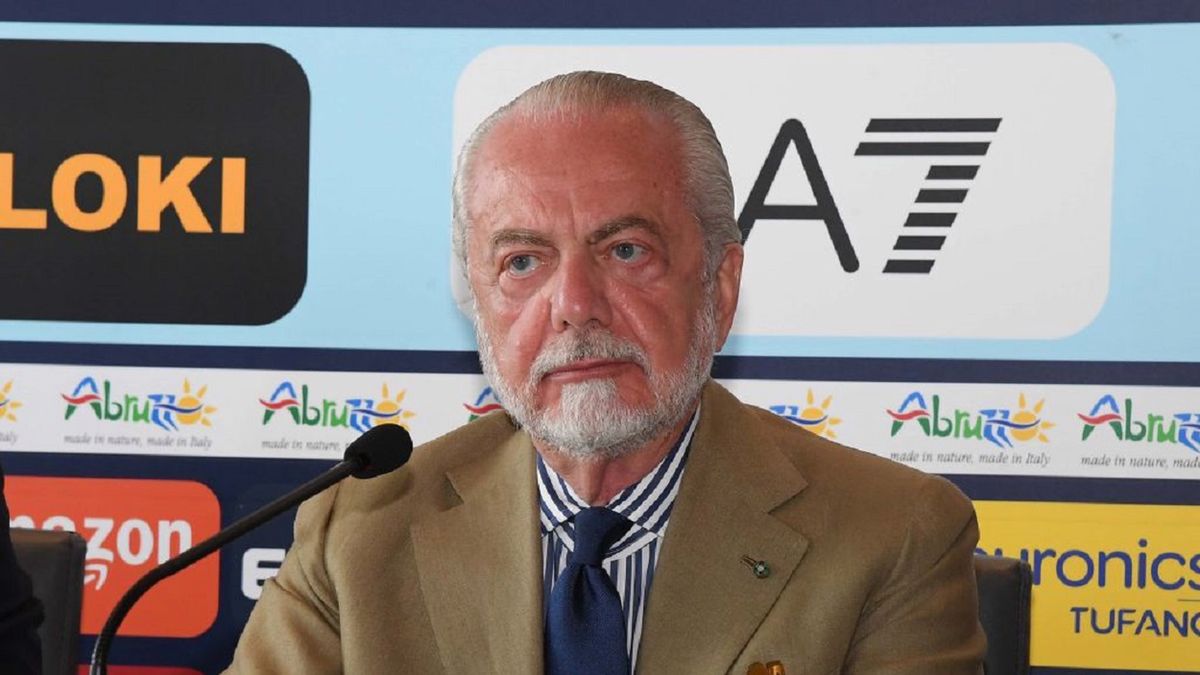 Getty Images / SSC NAPOLI  / Na zdjęciu: Aurelio De Laurentiis