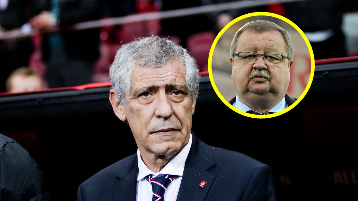 Fernando Santos i Zdzisław Kręcina (w kółku)