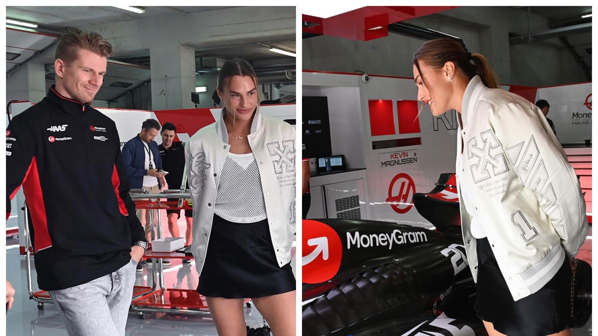 Zdjęcie okładkowe artykułu: Instagram / Fot. Instagram/Haas F1 Team / Aryna Sabalenka odwiedziła tor Formuły 1.