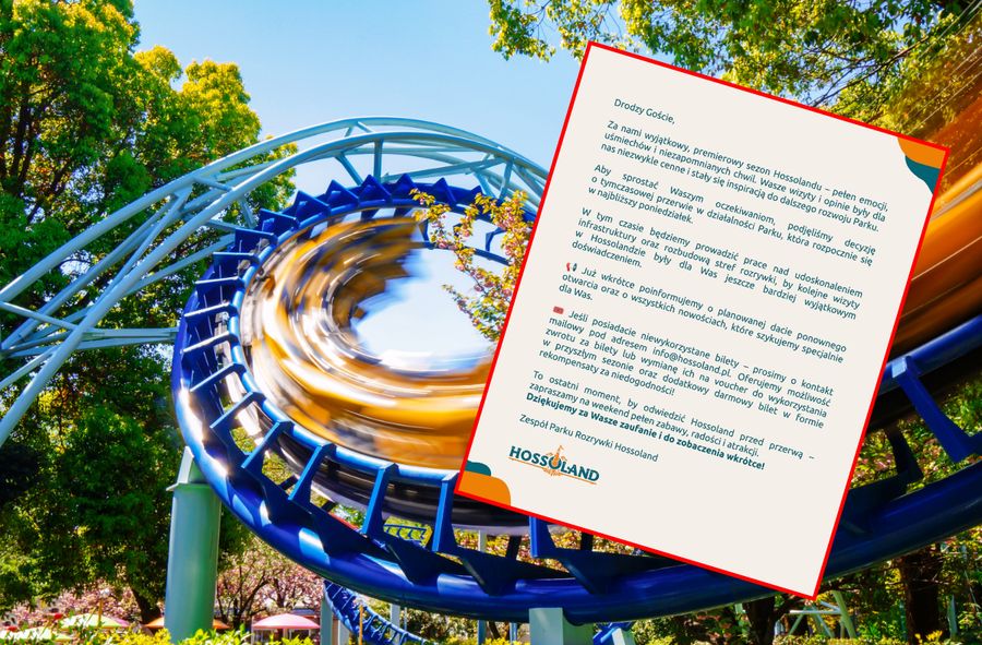 Park rozrywki Hossoland przedwcześnie zamknięty