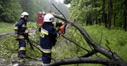 Ulewy i wiatr przysporzyły duzo pracy małopolskim strażakom