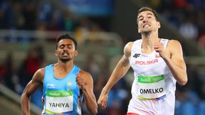 Rio 2016: Rafał Omelko poza finałem na 400 metrów