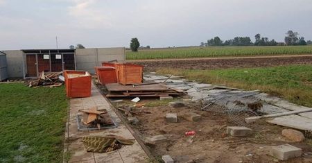 Trąba powietrzna uderzyła w schronisko. Ruszyła zbiórka pieniędzy