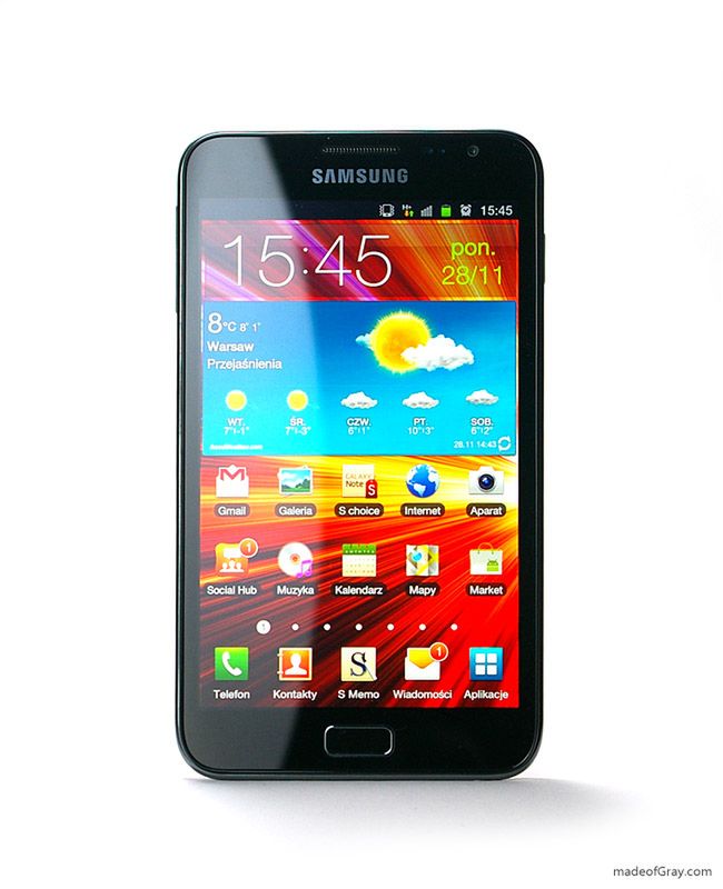 Samsung Galaxy Note | fot. madeofGray.com