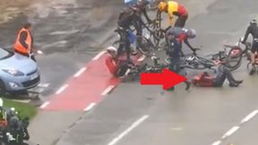 Kwiatkowski miał groźny upadek. Skończyło się na wstrząśnieniu mózgu