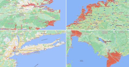 Pokazali mapę z 2100 r. Tych państw już na niej nie ma