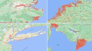Pokazali mapę z 2100 r. Tych państw już na niej nie ma