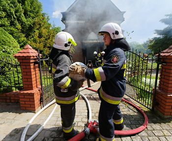 Przemyśl: Spalił się kościół pw. Matki Bożej Królowej Polski na ul. Leszczynowej