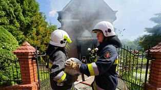 Przemyśl: Spalił się kościół pw. Matki Bożej Królowej Polski na ul. Leszczynowej