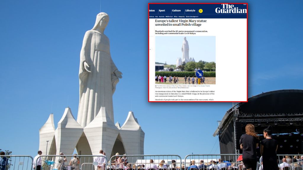 Brytyjczycy piszą o pomniku Maryi w Konotopiu