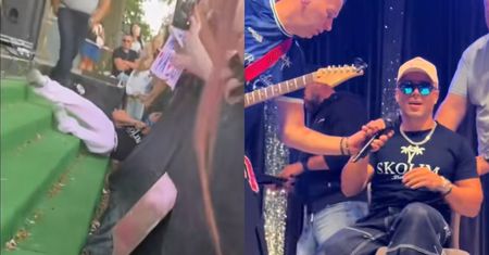 Skolim RUNĄŁ JAK DŁUGI ze sceny podczas koncertu! Występ dokończył na siedząco. Management już wydał oświadczenie (WIDEO)