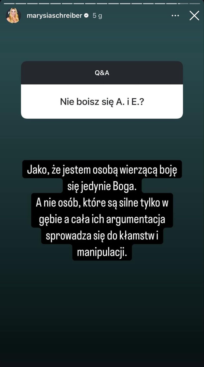 Marianna Schreiber tłumaczy, czemu ujawniła tajemnicze liściki