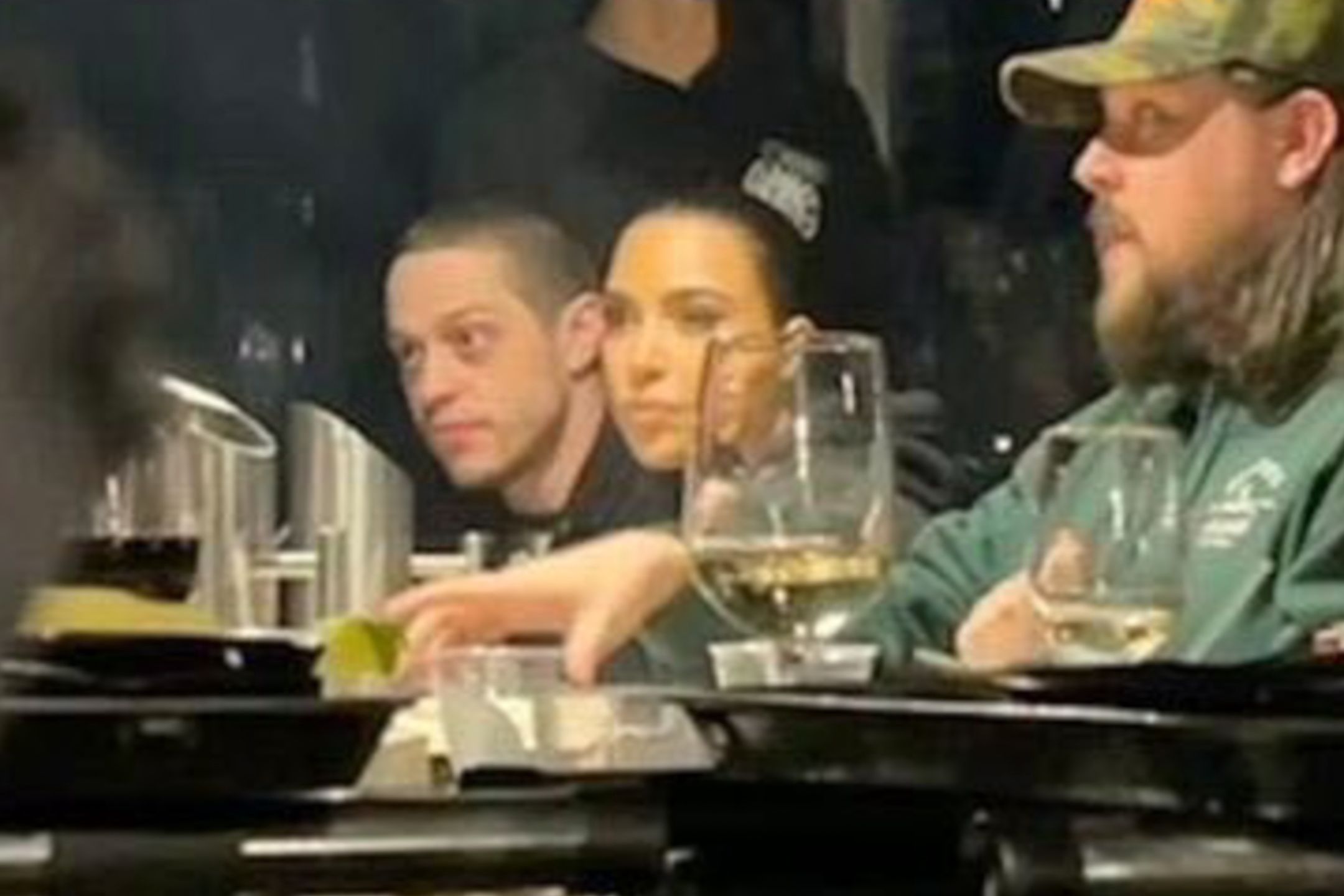 Kim Kardashian i Pete Davidson na kolacji 