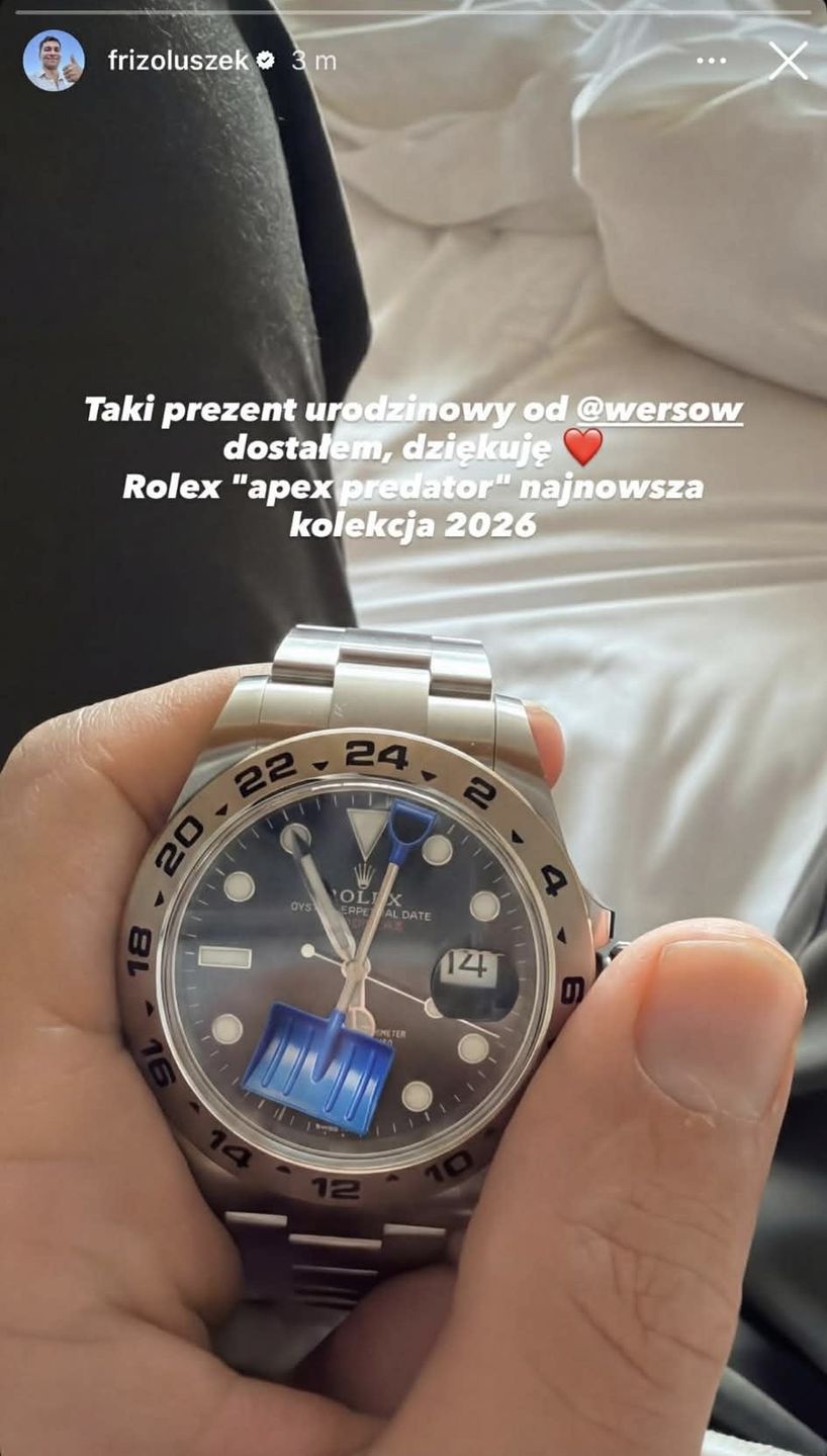 Friz chwali się prezentem od żony