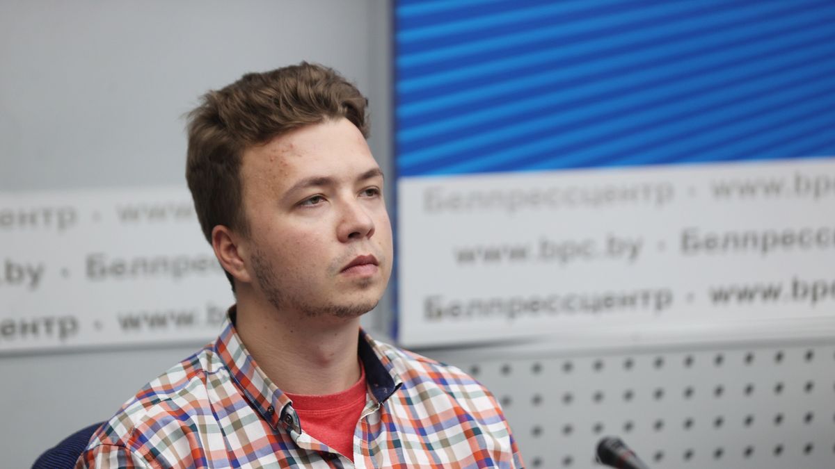  Roman Protasiewicz wystąpił na konferencji prasowej w Białorusi