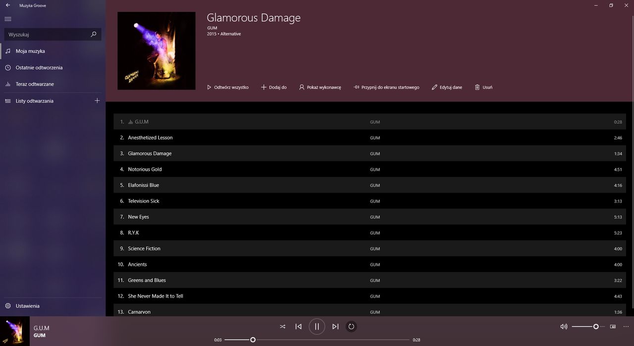Microsoft Groove – odtwarzacz muzyki na Windowsie 10