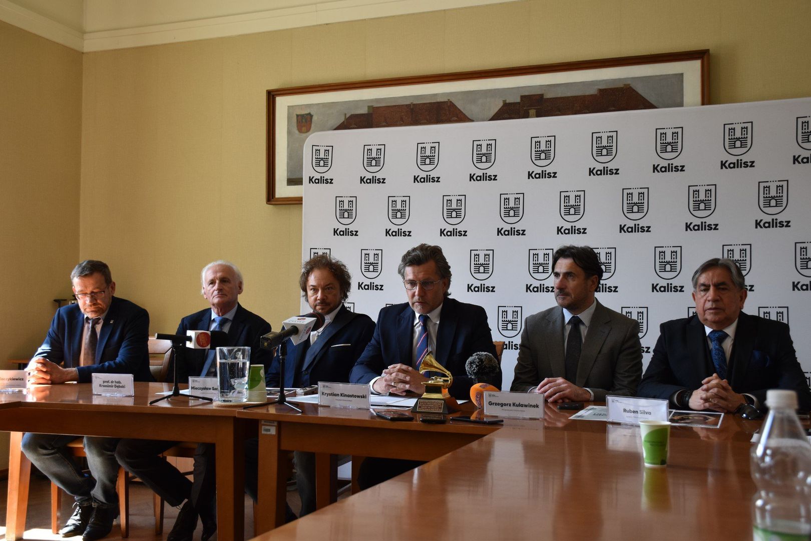 20.05.2025r. Konferencja prasowa na temat budowy siedziby Filharmonii Kaliskiej i powołania Komitetu Budowy Filharmonii Kaliskiej