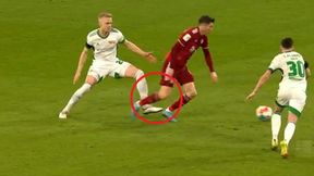 Cudem uniknął kontuzji! Zobacz brutalny faul na Lewandowskim