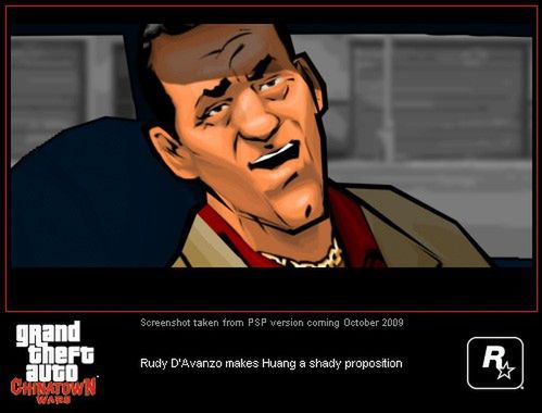 GTA: Chinatown Wars na PSP będzie miało mini gry z DS