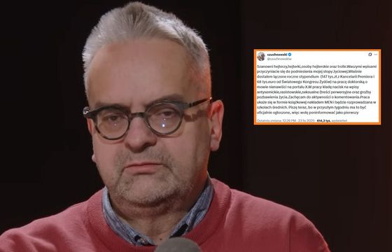 Czuchnowski o "stypendium na doktorat": to była prowokacja
