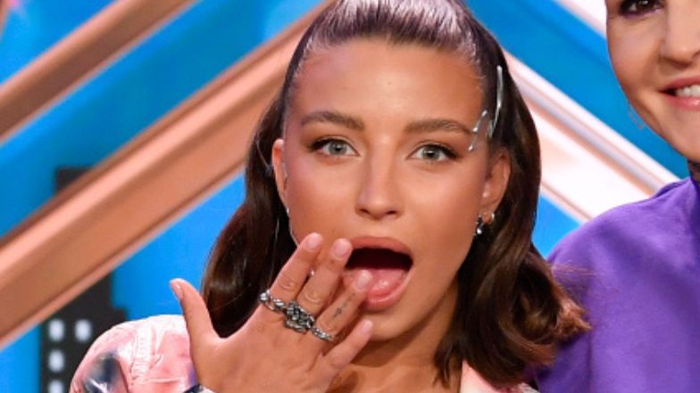 Julia Wieniawa zniesmaczona w "Mam Talent" 
