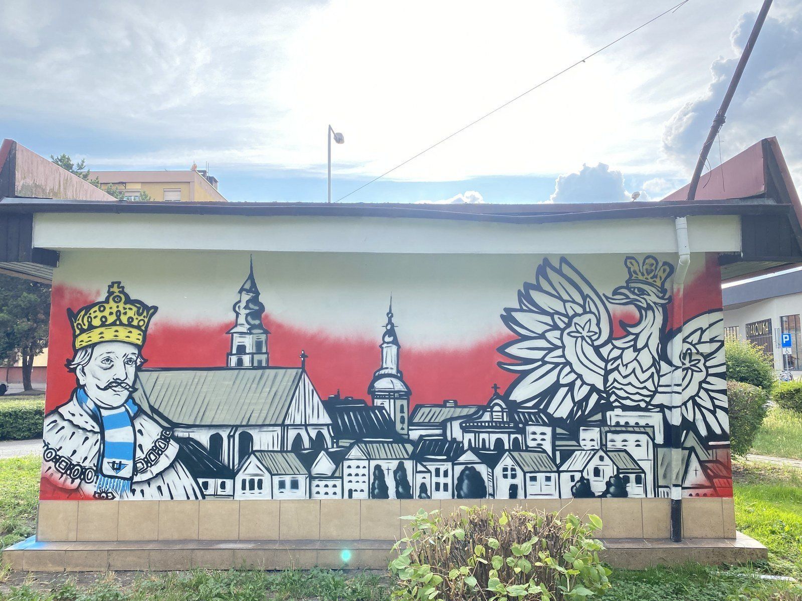 Graffiti - ulica Dąbrowskiego w Lesznie