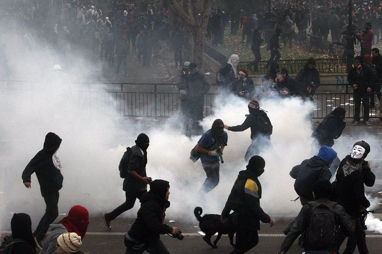 Protesty w Chile. Tłumy na ulicach